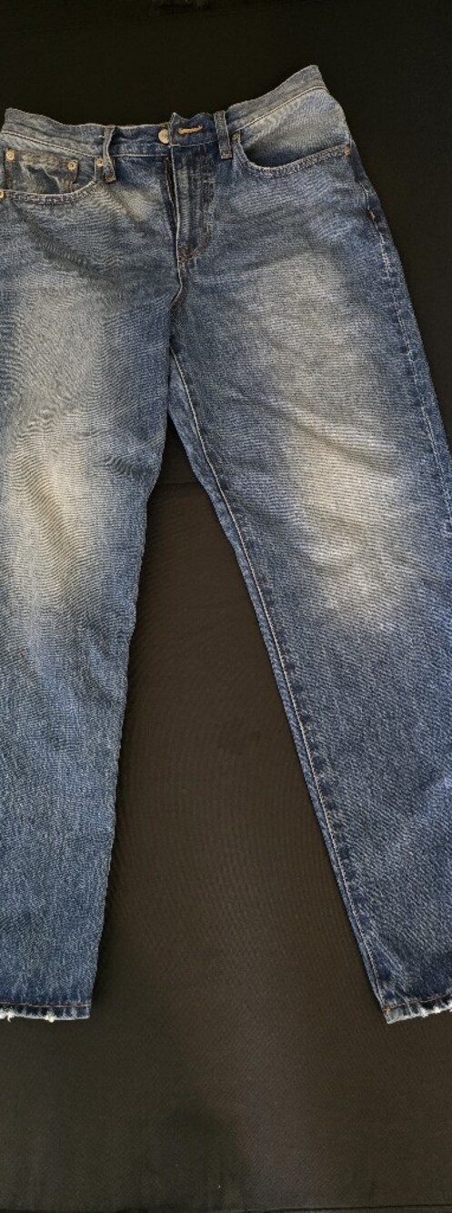 Womens J Crew Slouchy Boyfriend Blue Washed Jeans